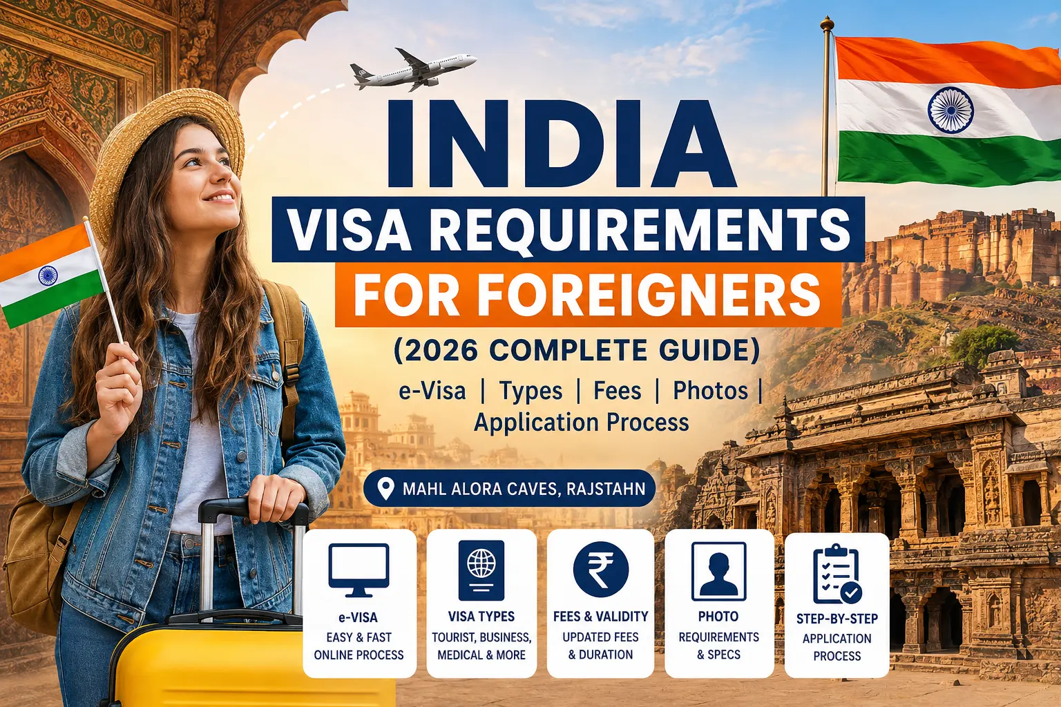 India Visa Requirements for Foreigners (2026 Complete Guide): e-Visa, Types, Fees, Photos & Application Process