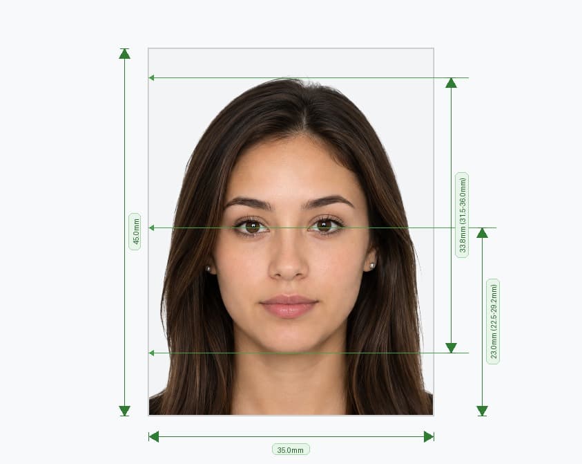 Passfoto selber machen mit dem Smartphone – Maßlinien und biometrische Ausrichtung